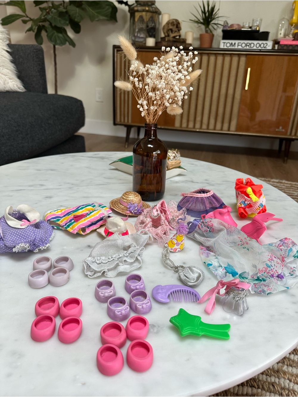 Hasbro Assorted Doll Shoes & Accessories Set in Pink, Purple, Green